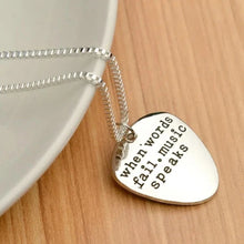 Load image into Gallery viewer, Music Speaks Necklace