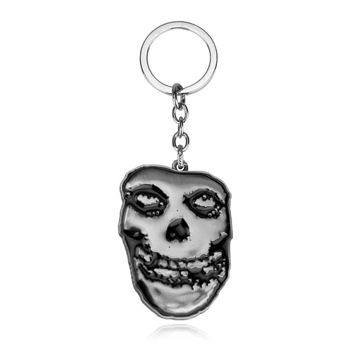 Misfits Skull Keychain