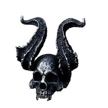 Load image into Gallery viewer, Horned Skull Ring