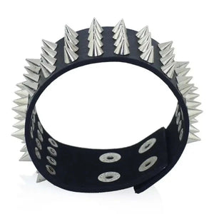 Four Row Spiked Band