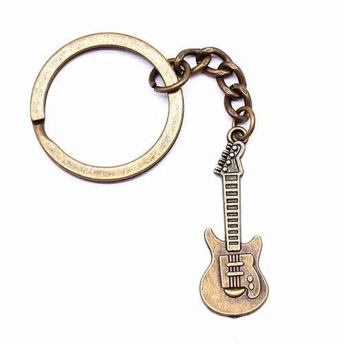 Bass Guitar Keychain