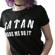 Load image into Gallery viewer, Women&#39;s Satan Made Me Do It Tee