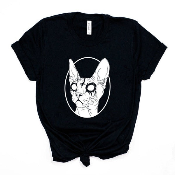 Evil Metal Cat Tee