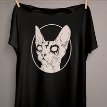 Load image into Gallery viewer, Evil Metal Cat Tee