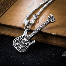Load image into Gallery viewer, Flaming SG Guitar Necklace