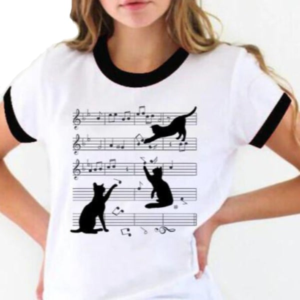 Cats And Music Tee (Variety)