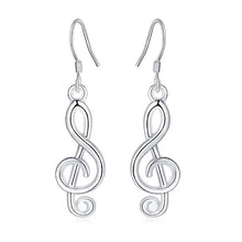 Load image into Gallery viewer, Clef Note Earrings