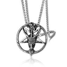Load image into Gallery viewer, Satanic Pentagram Necklace