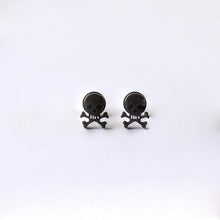 Load image into Gallery viewer, Skull and Bones Earrings