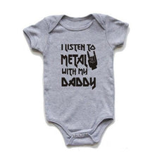 Load image into Gallery viewer, I Listen to Metal Onesie