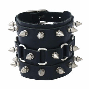 Strap and Spike Wristband