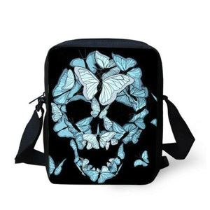 Skull And Butterfly Satchel Bag (Variety)