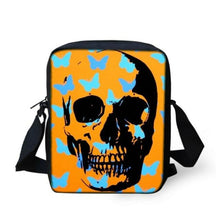 Load image into Gallery viewer, Skull And Butterfly Satchel Bag (Variety)