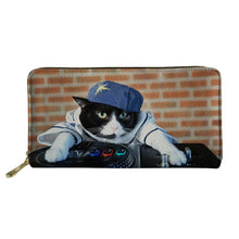 Load image into Gallery viewer, Women&#39;s Cats And Music Wallet (Variety)