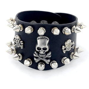 Spikes and Skull Band
