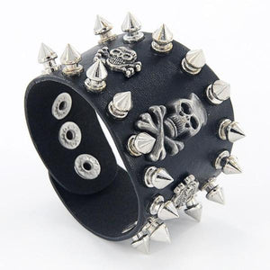 Spikes and Skull Band